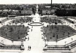 Сквер на Театральной площади. 1954 г.